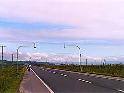 北海道の直線道路